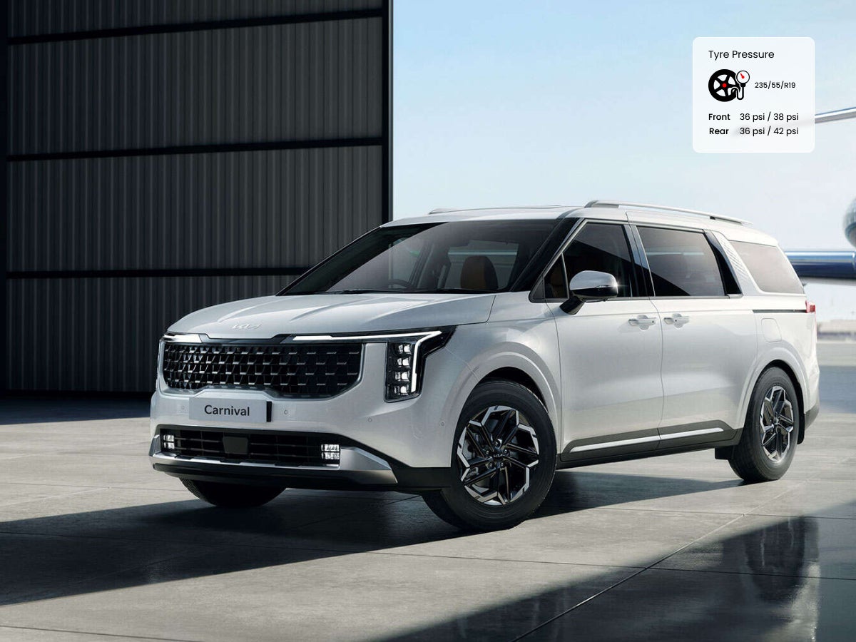 Kia carnival car tyre pressure