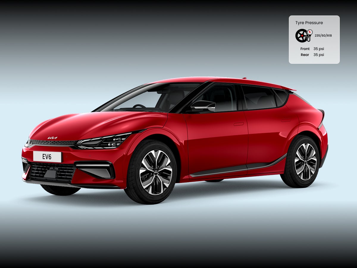 Kia EV6 tyre pressure
