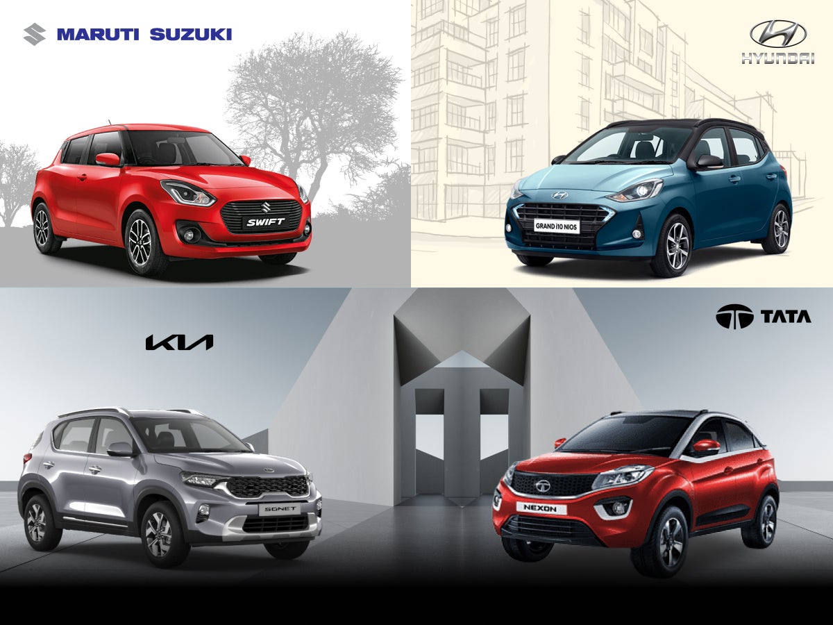 the top car brands in India
