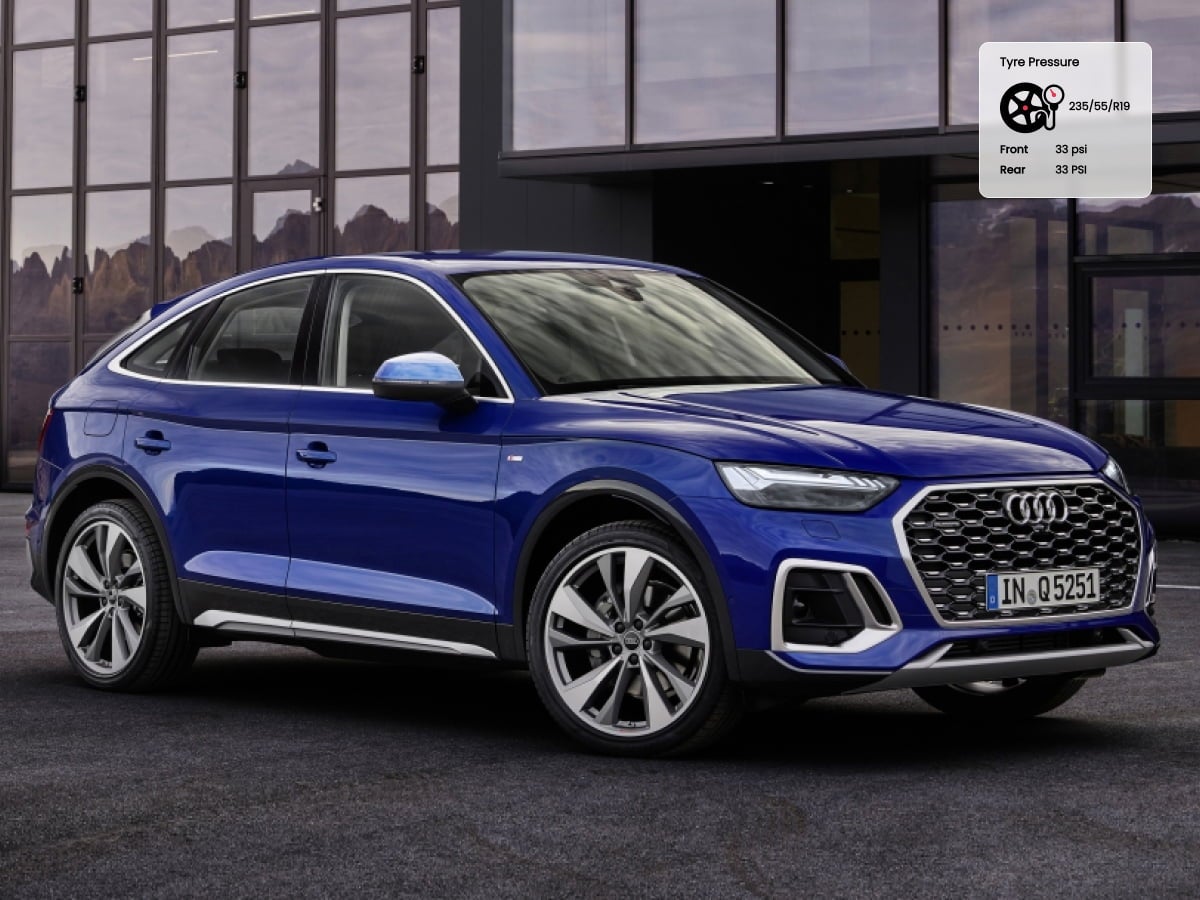Audi Q5 tyre pressure