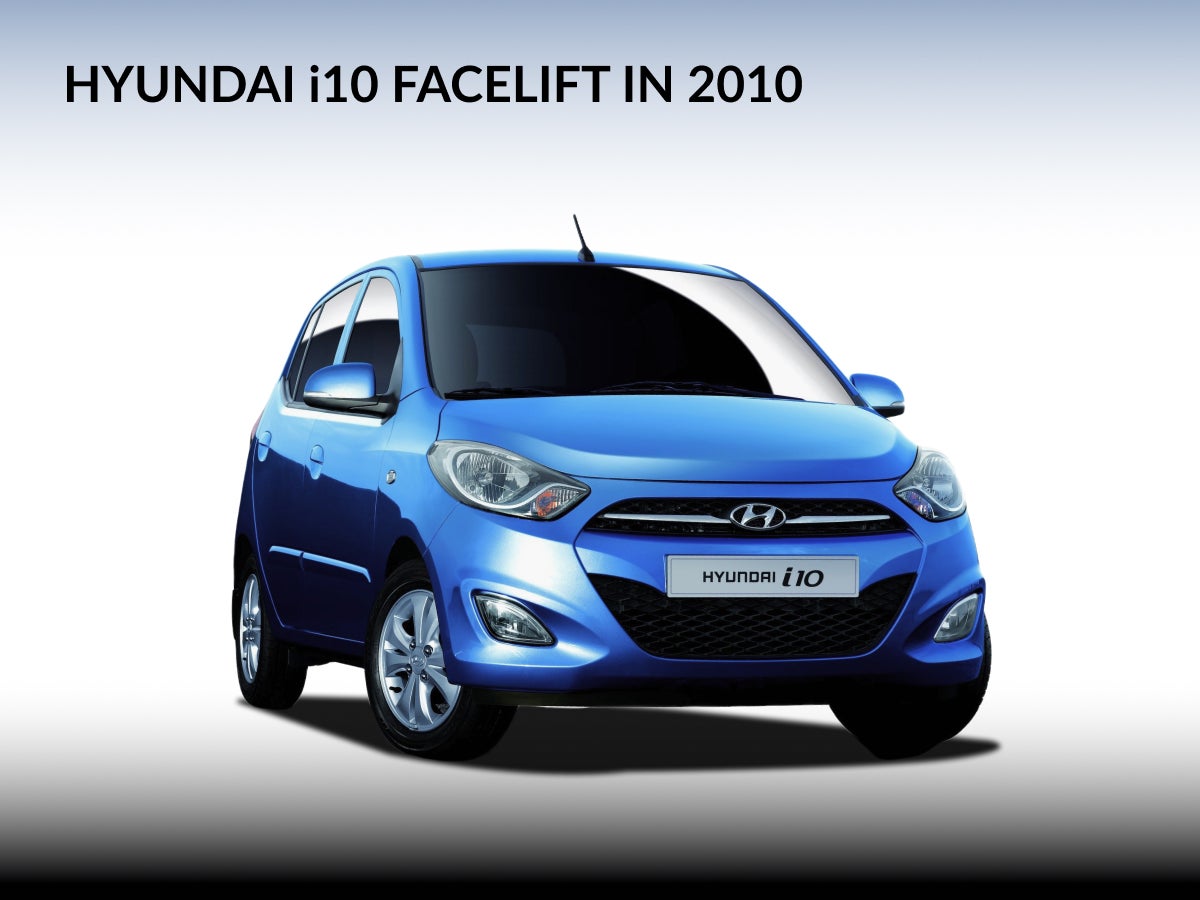 Hyundai i10 Facelift in 2010