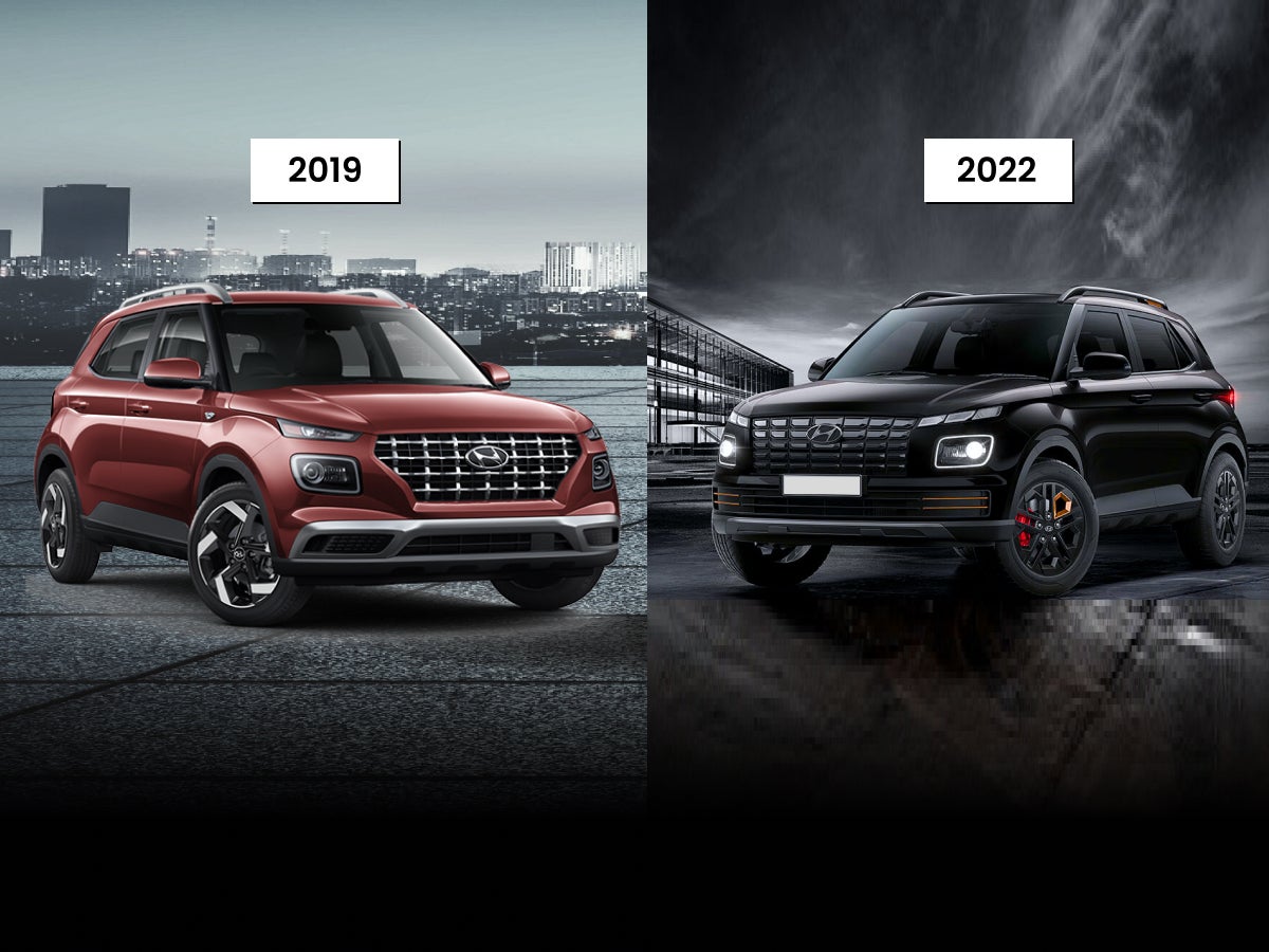 evolution of Hyundai venue 