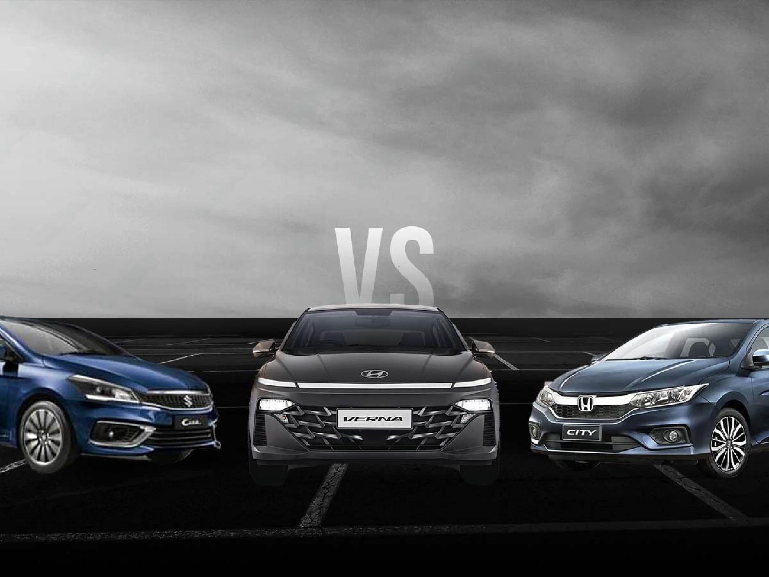 City vs Verna vs Ciaz