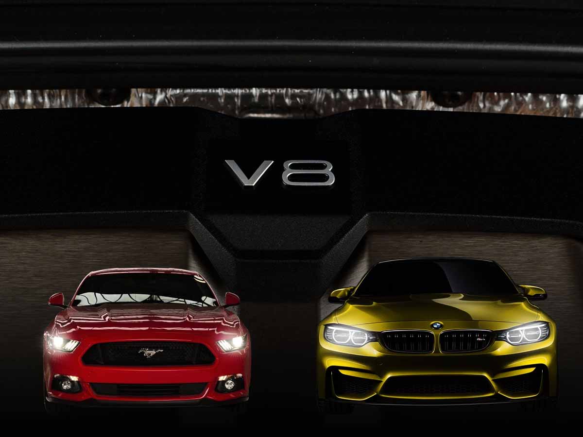 best v8 engine cars 