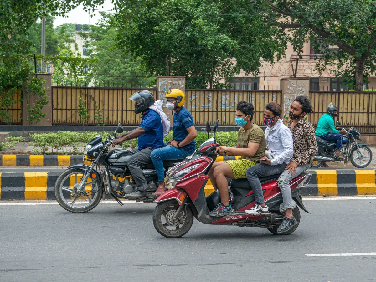 without helmet fine
