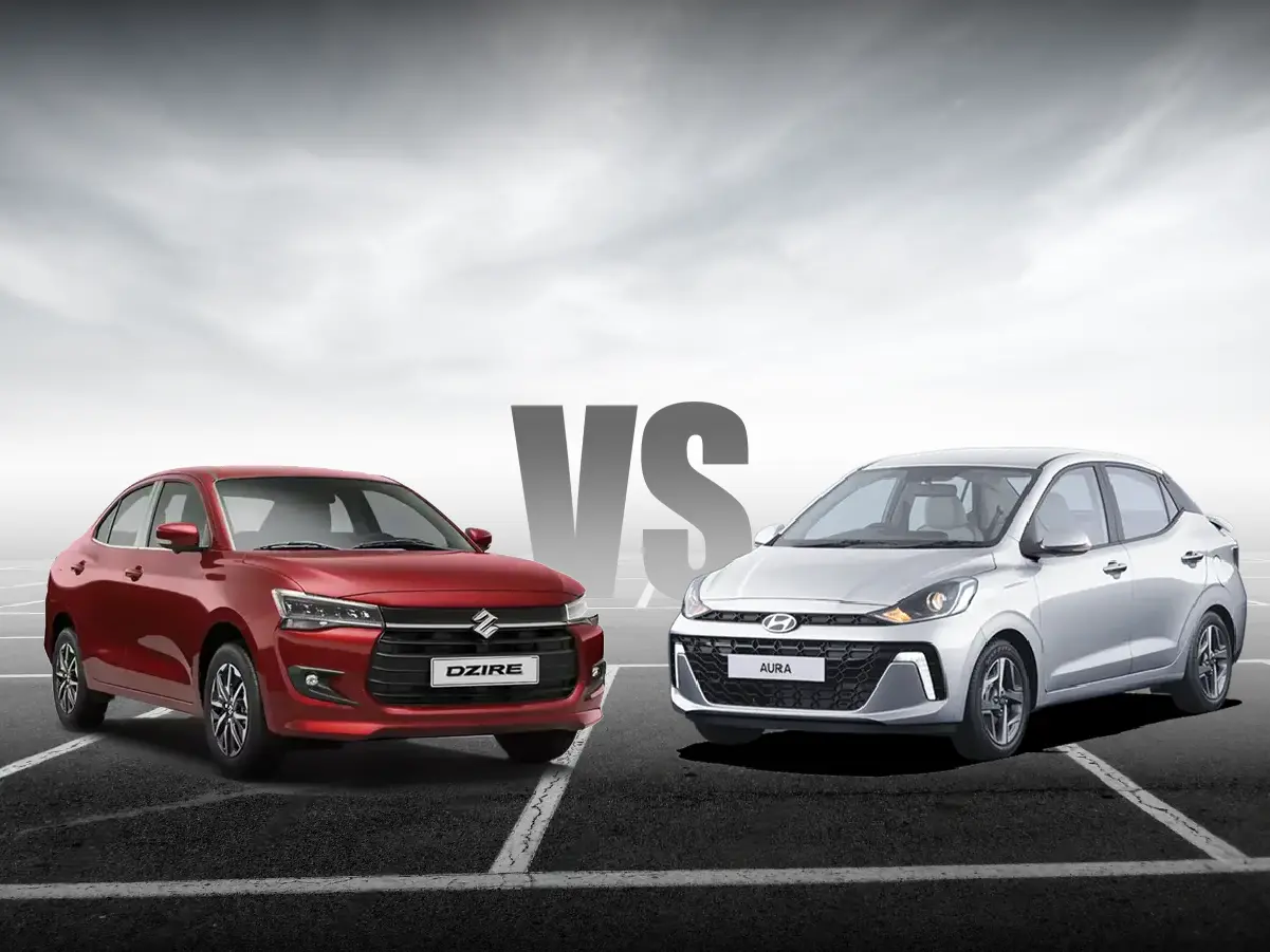 used aura vs used dzire 