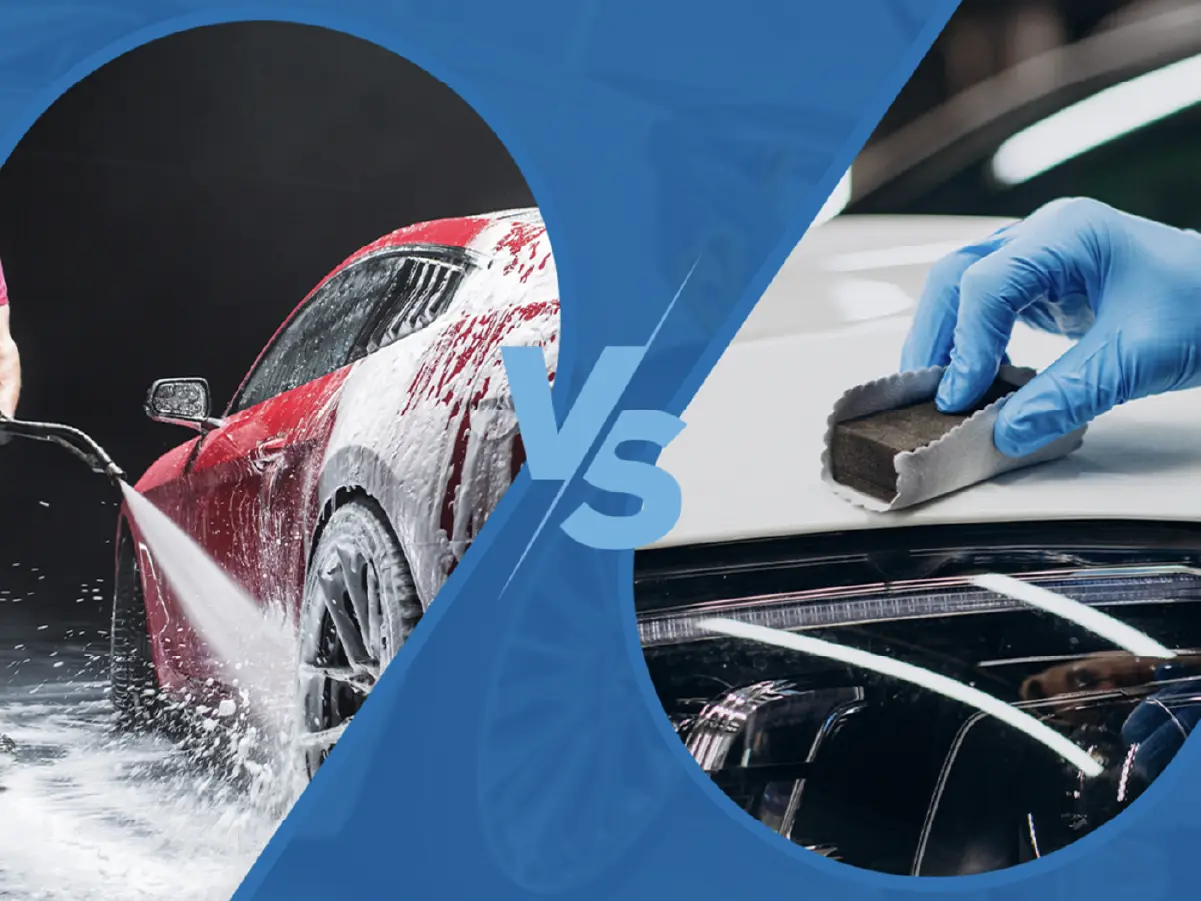 car wash vs detailing