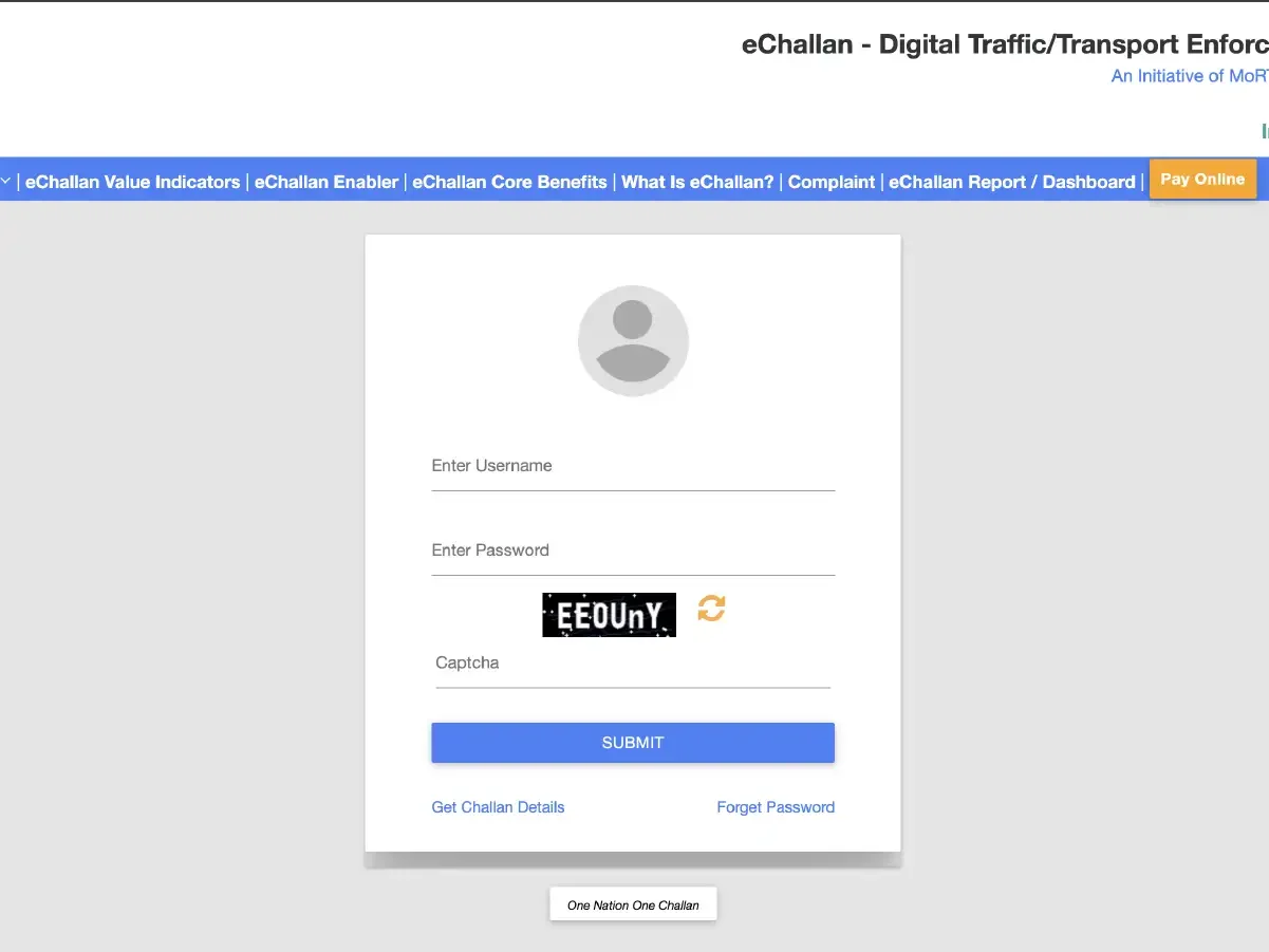  eChallan complaint