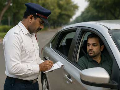 Delhi E-Challan Breakdown 2025