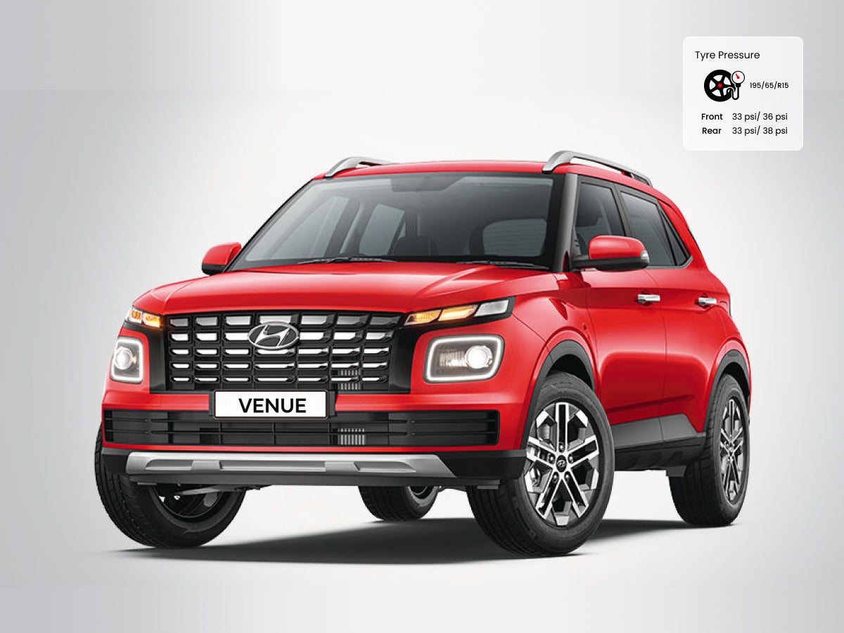 Hyundai Venue tyre pressure