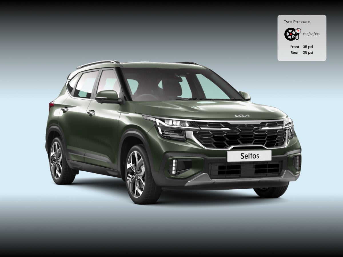 Kia Seltos tyre pressure
