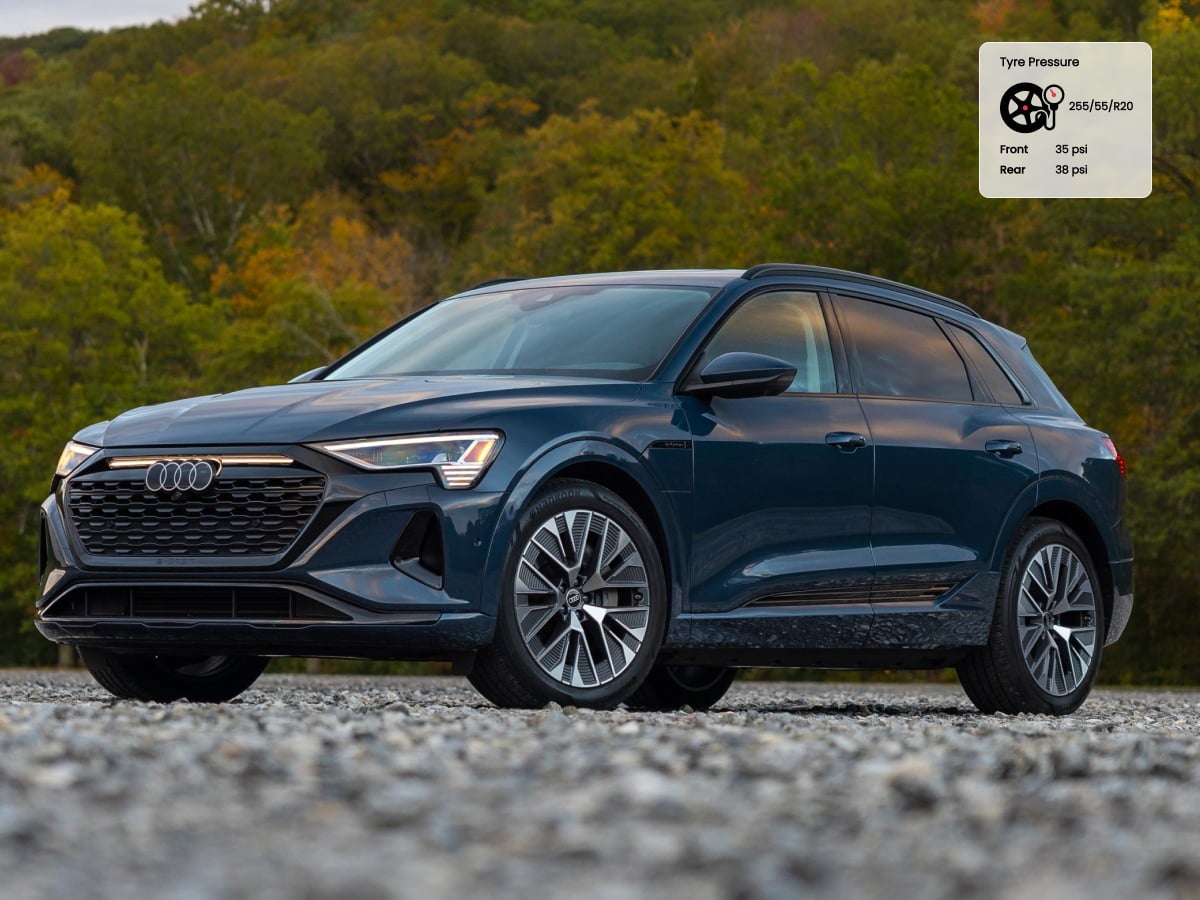 Audi Q8 e-tron/Q8 Sportback e-tron tyre pressure