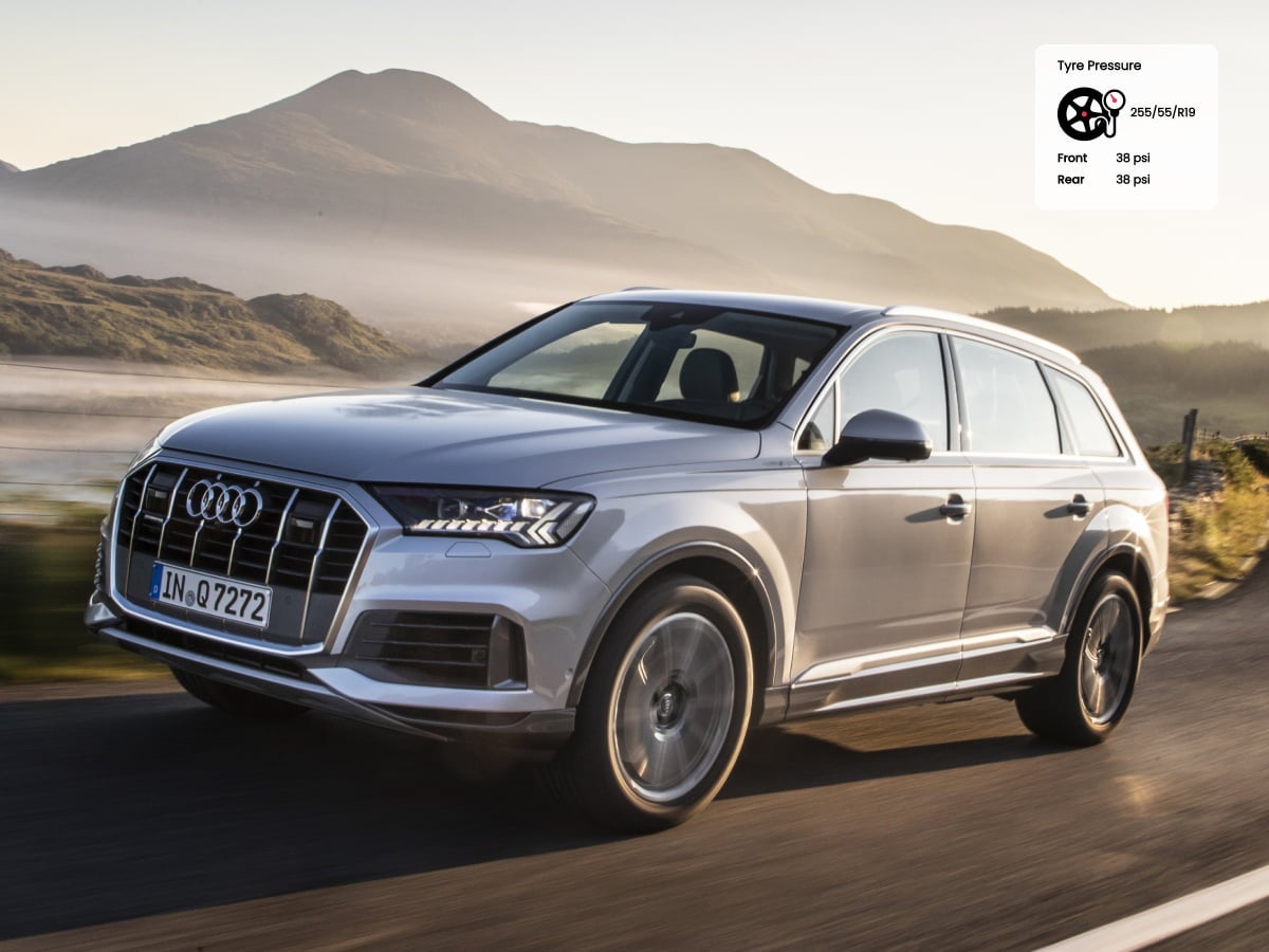 Audi Q7 tyre pressure