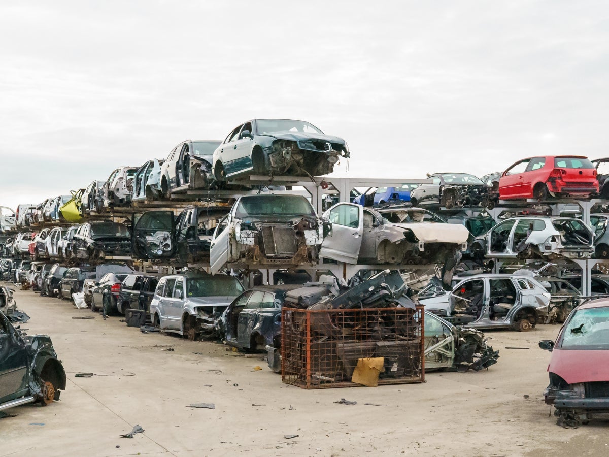 Process of Scrapping a Vehicle