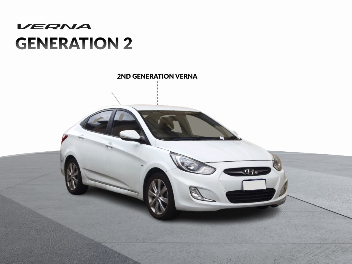 Hyundai verna gen and facelift
