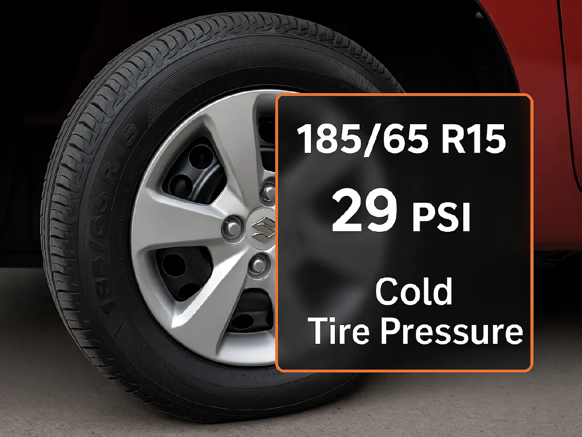 Maruti Suzuki Swift Tyre Size