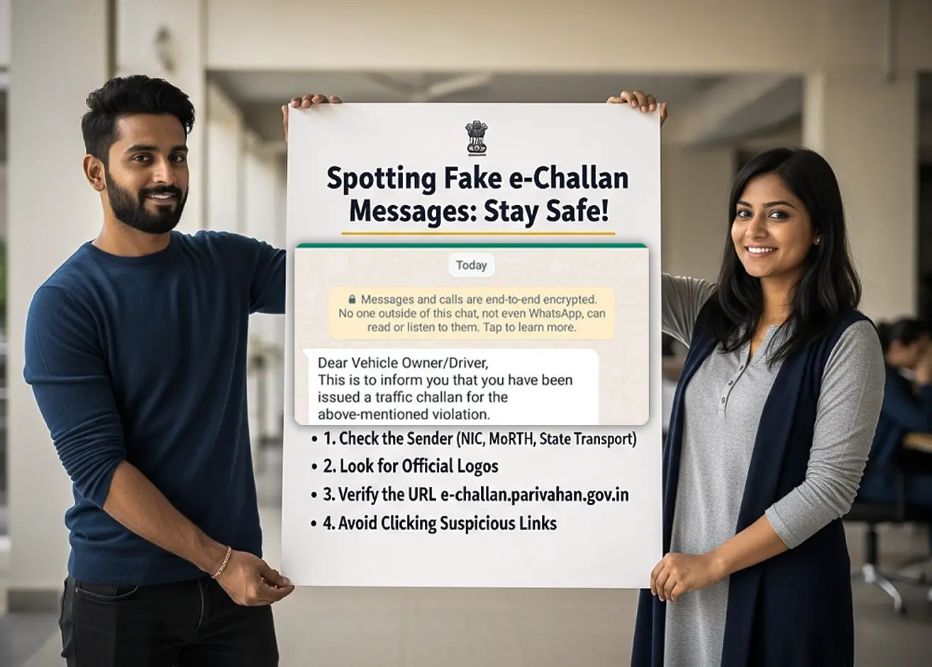 Stay Safe from Traffic Challan Scam 2025
