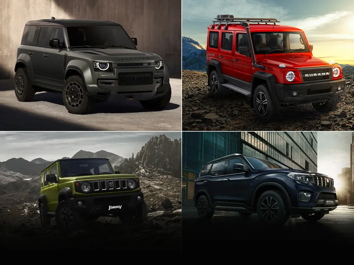 4x4 Cars Image Collage