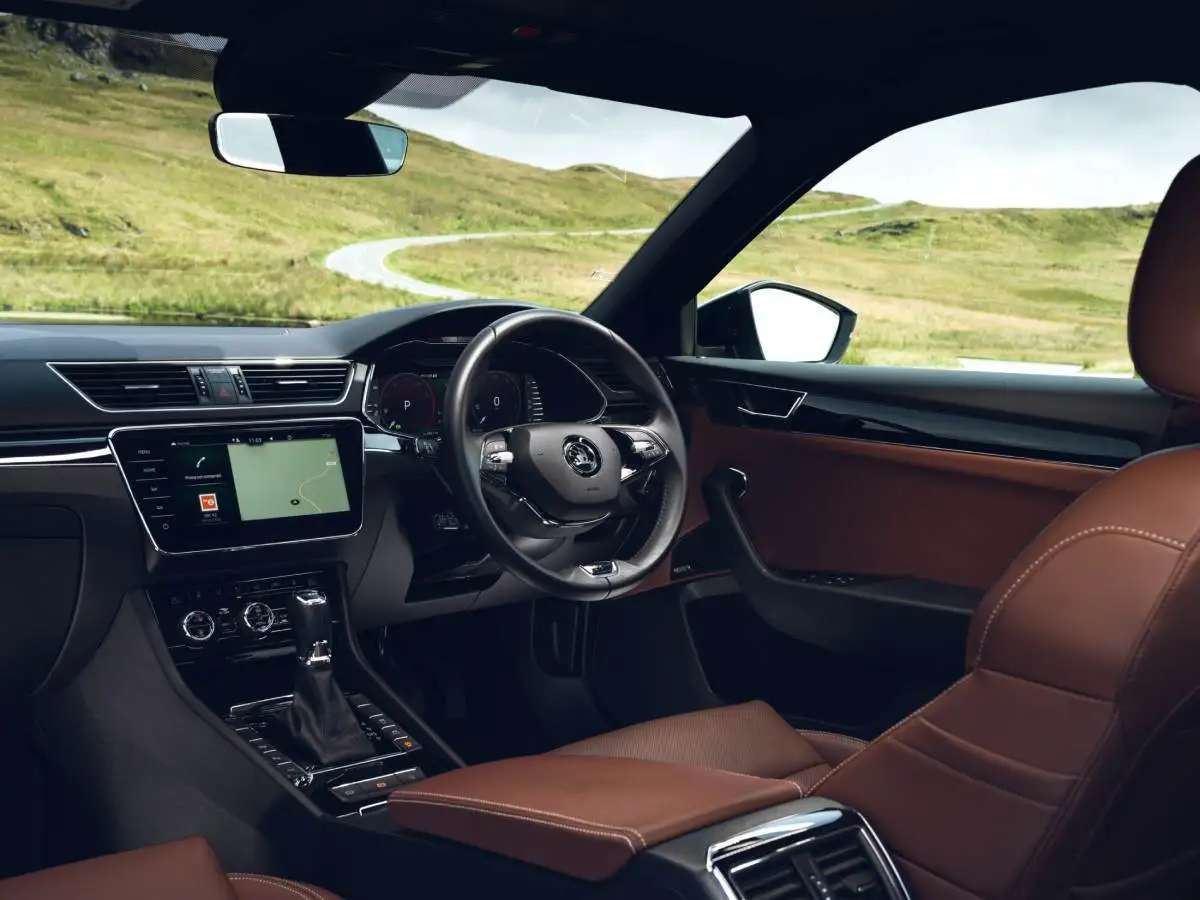 Skoda Superb one-off sleeper edition interior