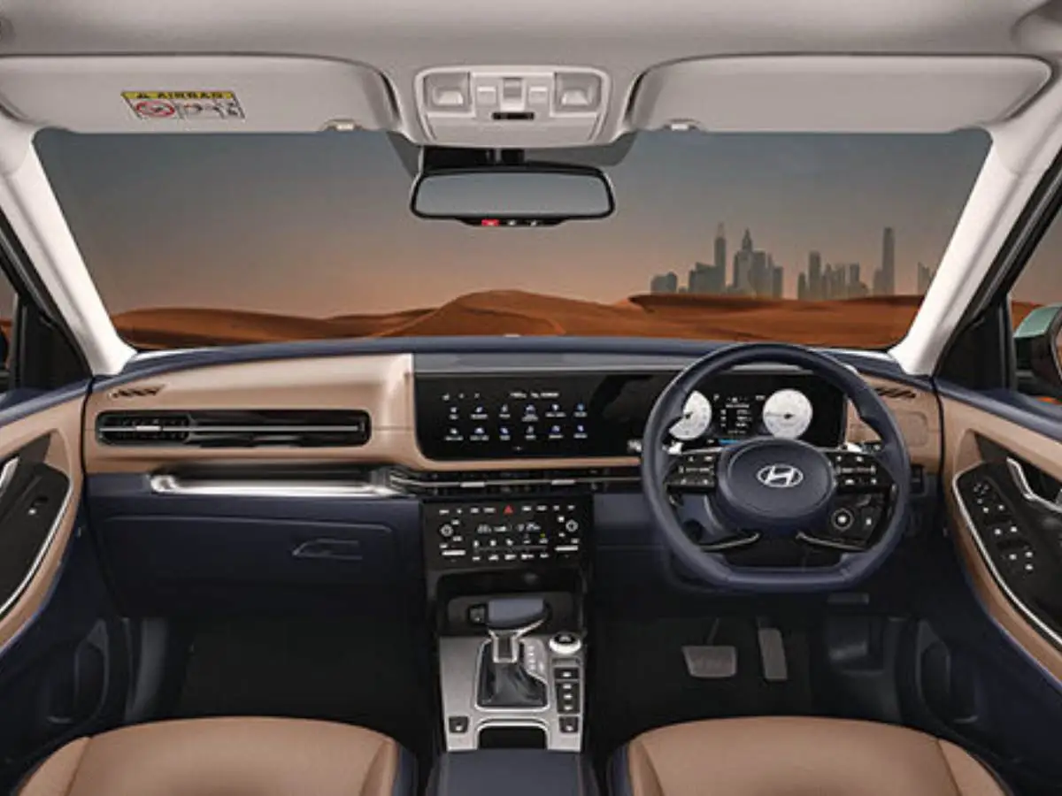 Hyundai Alcazar facelift new dashboard