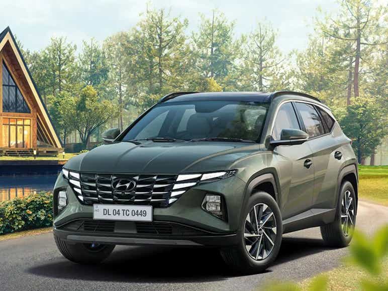 Hyundai Tucson front side profile image