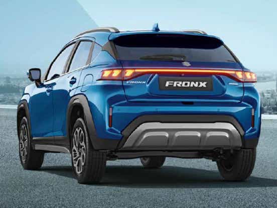 2024 maruti suzuki fronx rear design