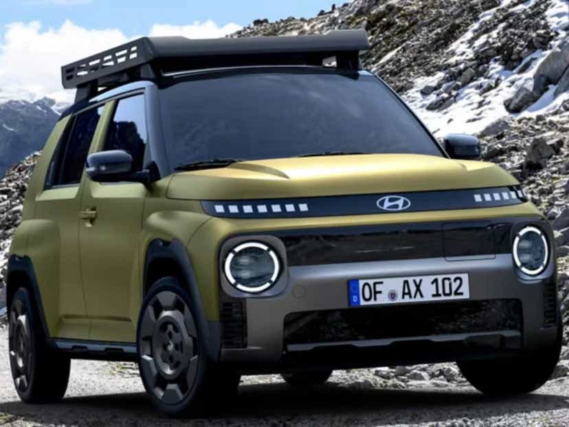 Hyundai Inster Cross front side profile