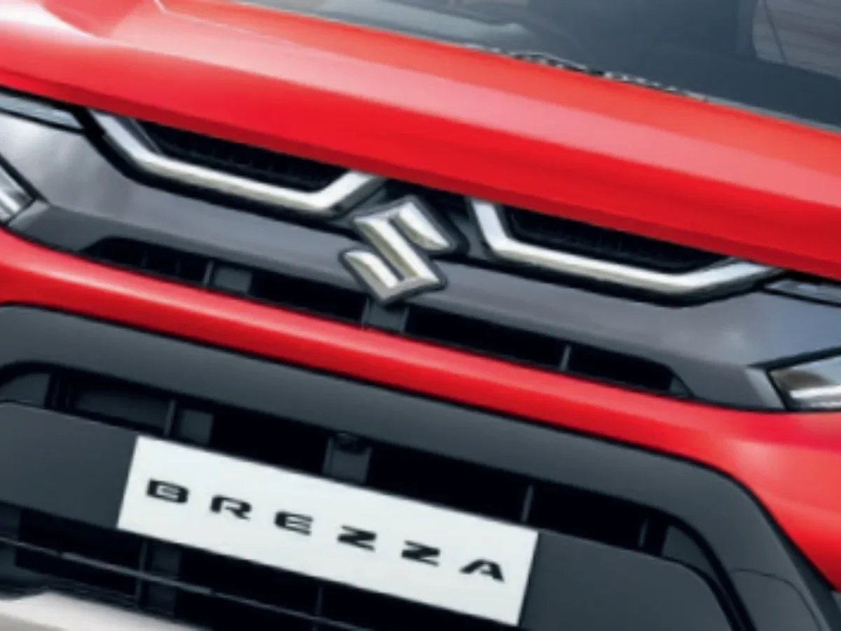 2024 maruti suzuki brezza front grille design