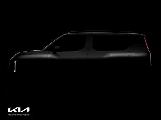 upcoming kia suv clavis syros sketches side design