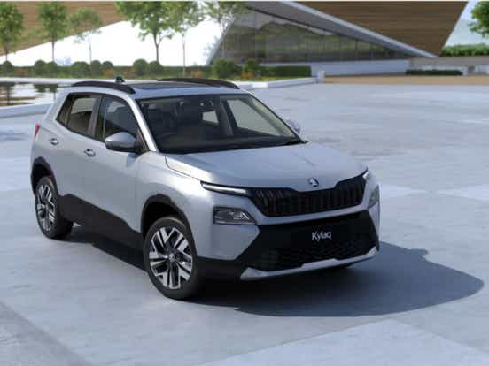 2024 skoda kylaq colour options brilliant silver