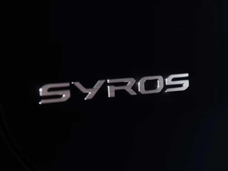 upcoming kia syros suv name badge