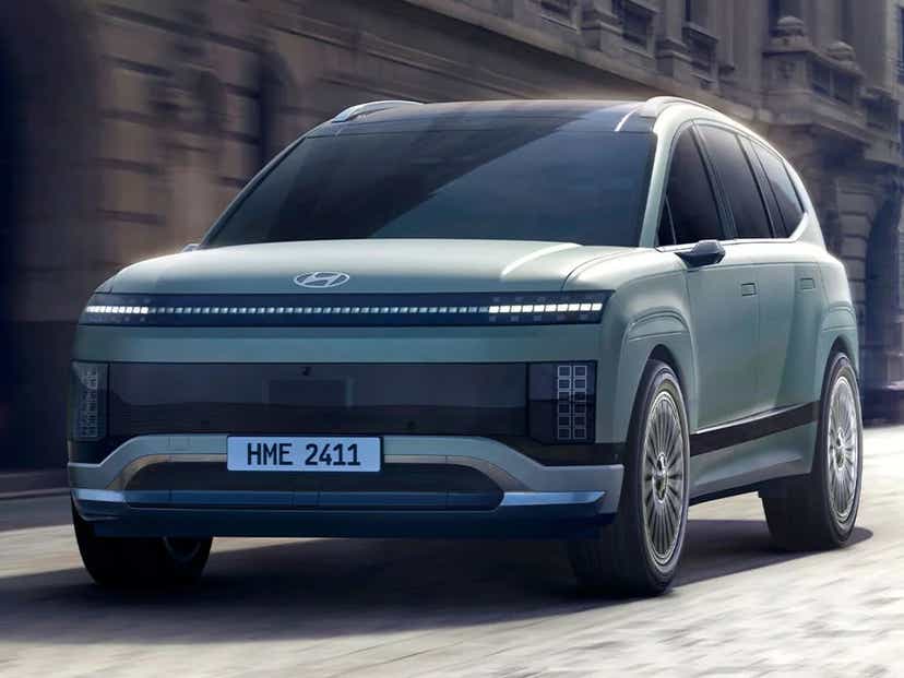 new 2025 hyundai ioniq 9 electric suv design front