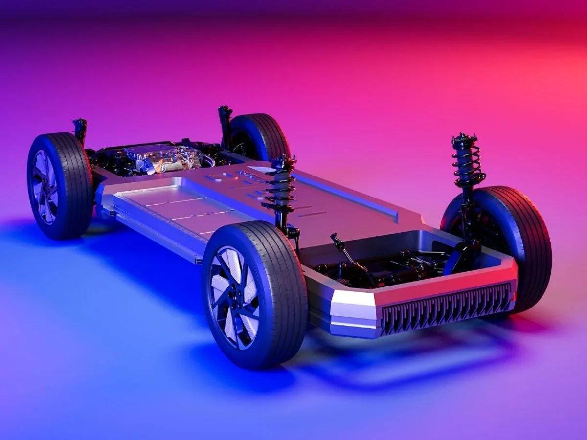 new mahindra inglo platform electric skateboard modular vw meb