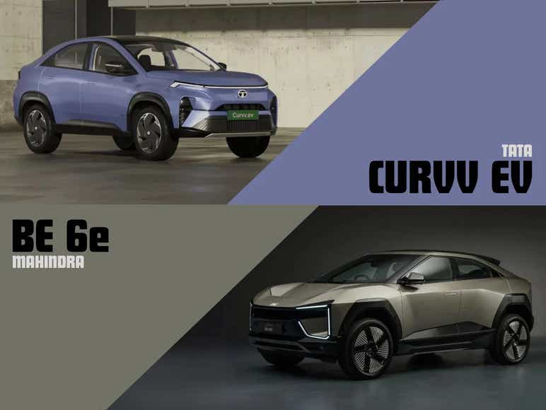 mahindra be 06 vs curvv ev tata specs comparison design aryan