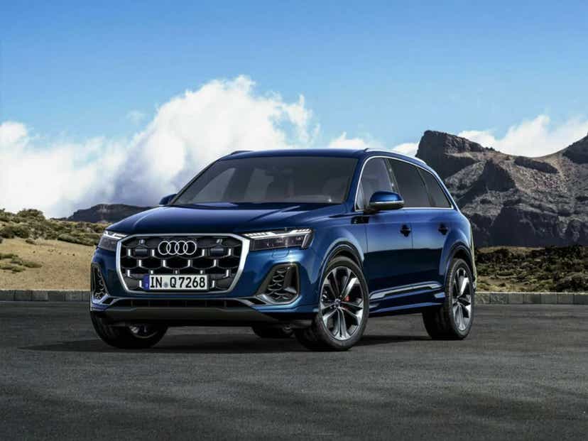 new audi q7 facelift suv lhd front design
