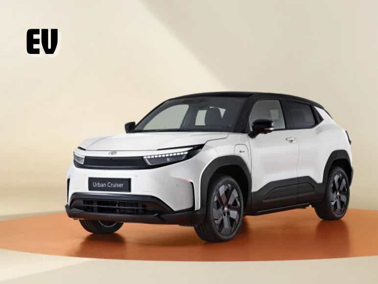 new 2025 toyota urban cruiser ev front design