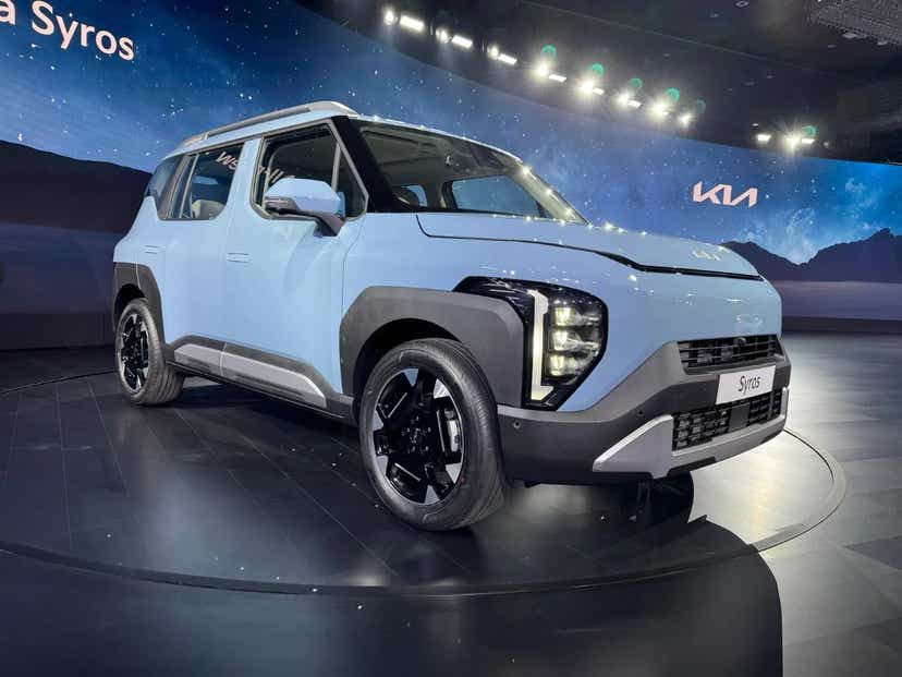 new 2025 kia syros launched in india price front design ashish
