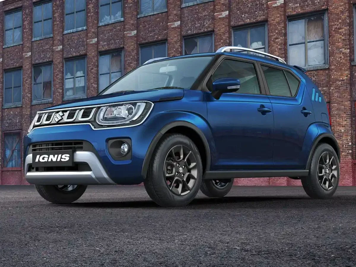 2025 maruti suzuki ignis front blue design