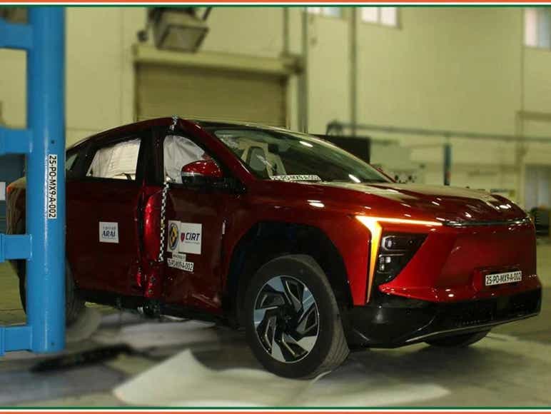 Mahindra XEV 9e crash test Bharat NCAP