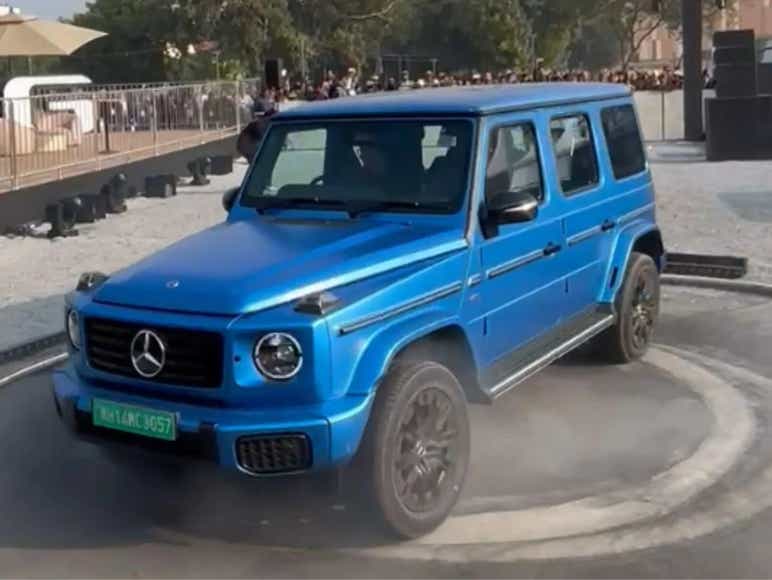 all new mercedes-benz electric g-class eqg 580 india price