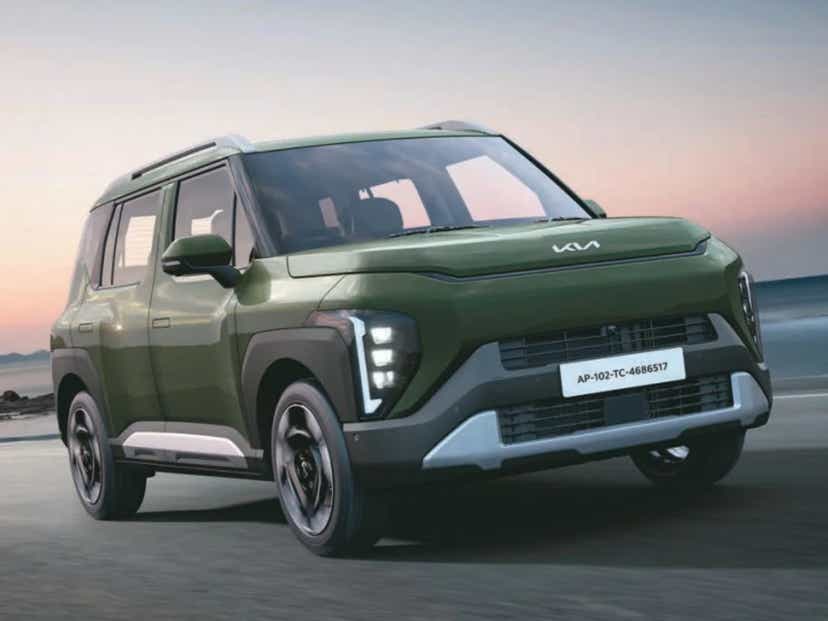 upcoming 2025 kia syros suv india price launch green exterior