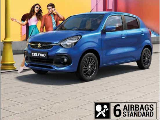 maruti suzuki celerio gets six airbags as standard