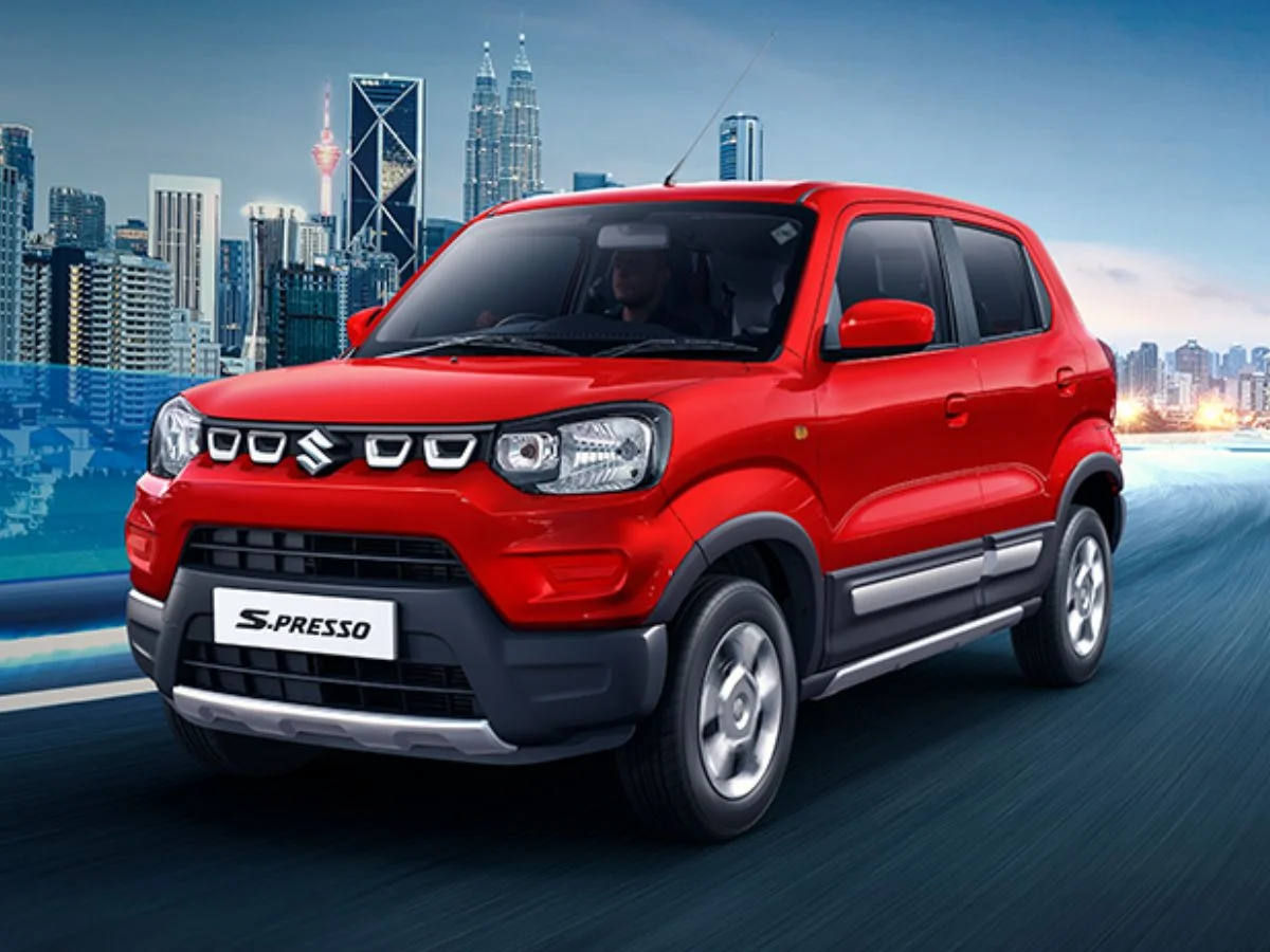 2025 maruti suzuki s-presso red car