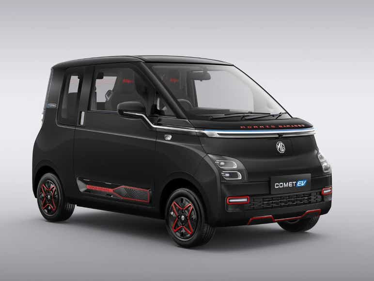2025 mg comet blackstorm price in india launched design exterior