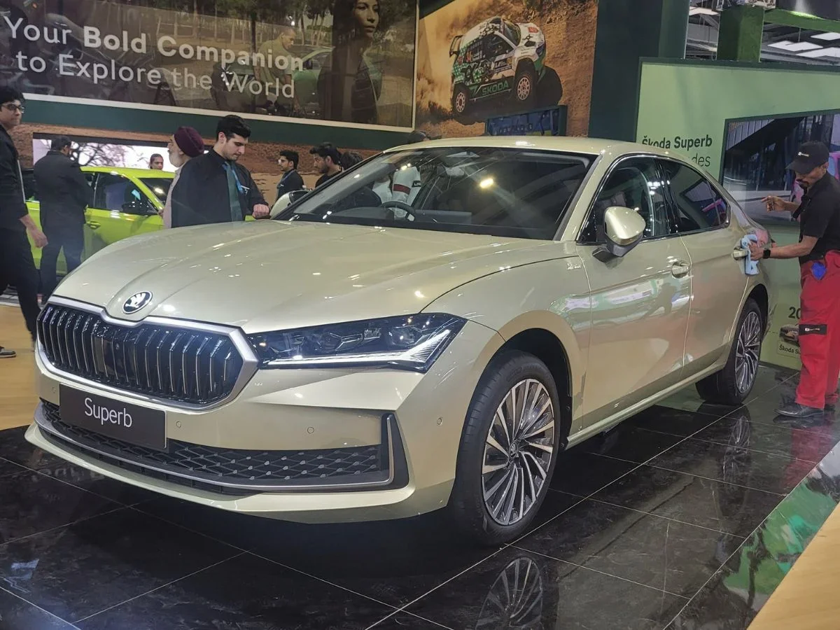 upcoming 2026 skoda superb diesel india launch auto expo 2025 aryan