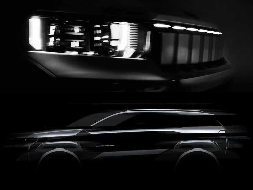 new-gen jeep compass teased