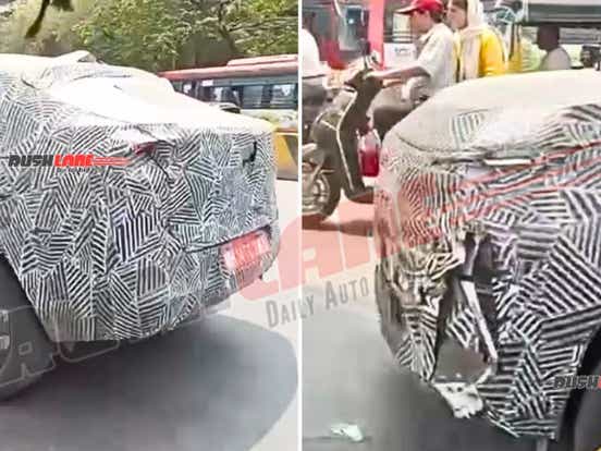 Tata Curvv CNG spotted on test