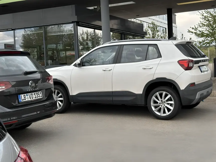 Skoda Kylaq spied with rear disc