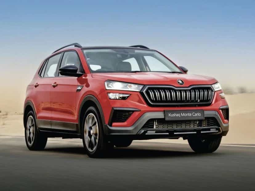 2025 skoda kushaq review pros cons monte carlo red black price