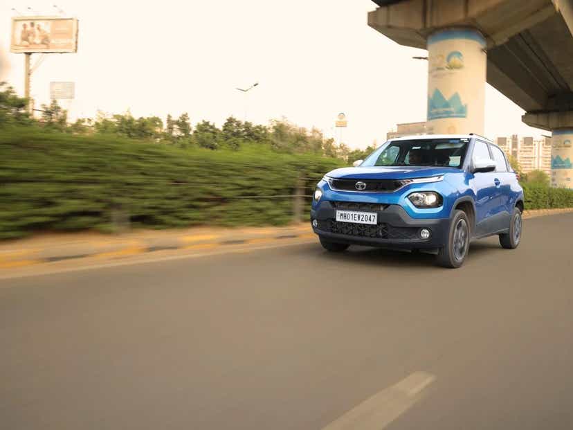 car photography tips tata punch 2025 review driving rolling front dynamic shot edited aryan